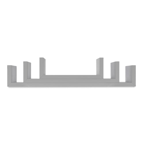 U-shaped Floating Shelves - Grey